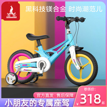 凤凰儿童自行车女孩男孩2-3-6-8岁宝宝脚踏车镁合金小孩单车超轻