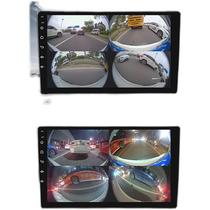 360度全景倒车影像系统高清摄像头车载导航一体机汽车行车记录仪